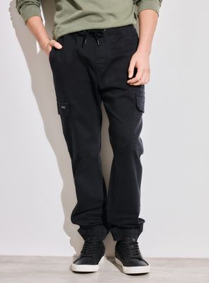 Pantalón Jogger Bolsillo Cargo con Puños
