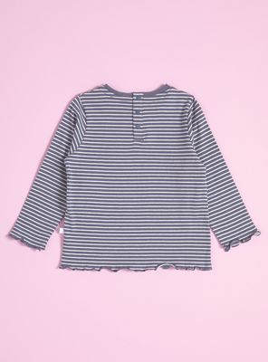 Imagen 2 del producto Polera Rayada con un Pequeño Bordado