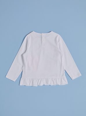 Imagen 2 del producto Polera Estampada con Vuelos Abajo