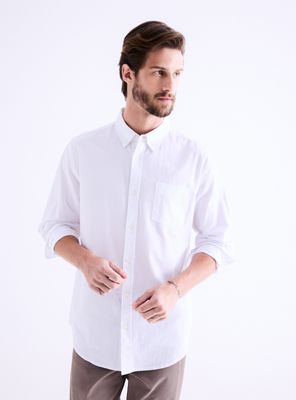 Rainforest Camisa Semi Oxford Algodón