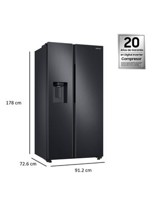 Imagen 2 del producto Refrigerador Side by Side No Frost 602 Litros RS60T5200B1/ZS con Space Max