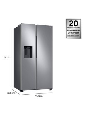 Imagen 2 del producto Refrigerador Side by Side No Frost 602 Litros RS60T5200S9/ZS con Space Max