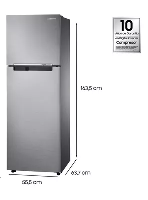 Imagen 2 del producto Refrigerador Top Mount No Frost 255 Litros All Around Cooling RT25FARADS8/ZS