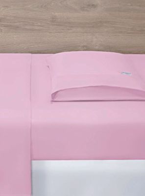 Imagen 2 del producto Juego de Sábanas Cuna Rosa de Algodón