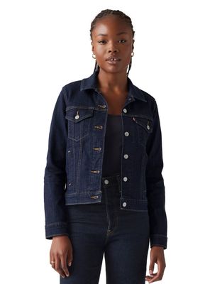 Chaqueta Trucker Denim Botón