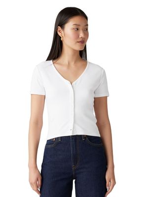 Polera Manga Corta Acanalada