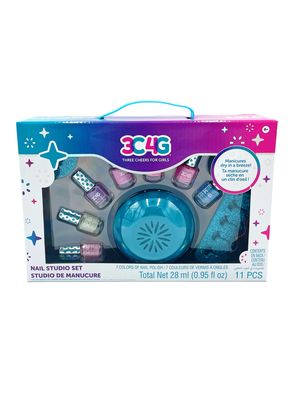 Estudio de Manicura 11 Piezas Azul