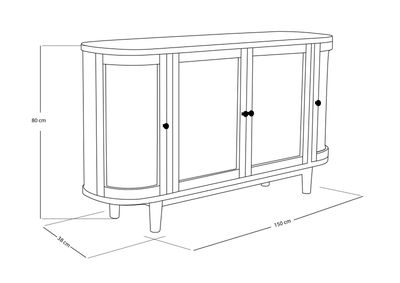 Imagen 2 del producto Buffet Chaxa 2 Puertas