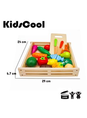 Imagen 2 del producto Didáctico Frutas y Verduras 18 Piezas