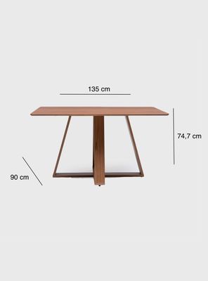 Imagen 2 del producto Comedor Avena 1.35 Beige + 4 Sillas Ella