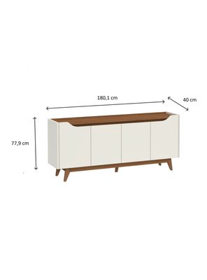 Imagen 2 del producto Buffet Pulse 1.8 Off White Canela
