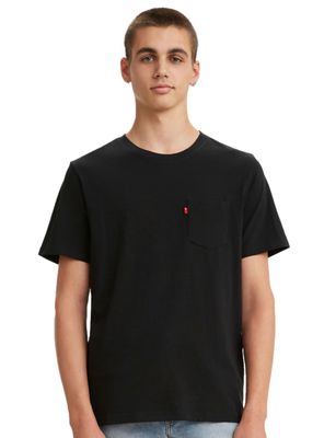 Polera Manga Corta Bolsillo Frontal