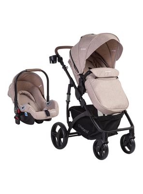 Coche Cuna Travel System Quest Lx Beige