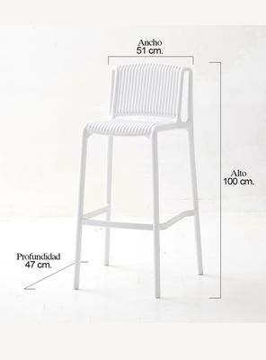 Imagen 2 del producto Pack de 2 Sillas Bar Verona Negro