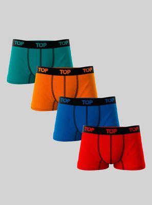 Pack 4 Bóxer Color Básico