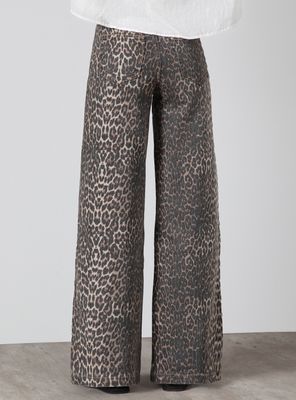 Imagen 2 del producto Jeans Pants Animal Print Straight Fit
