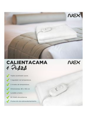 Imagen 2 del producto Calientacamas 1 Plaza 60 W - 2 Niveles