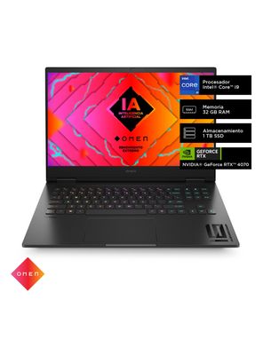 Imagen 2 del producto Notebook OMEN Gaming 16-wf1000la Intel Core i9 14va Gen NVIDIA GeForce RTX 4070 8GB GDDR6 32GB RAM 1TB SSD 16.1"" FHD 144Hz Windows 11 Home