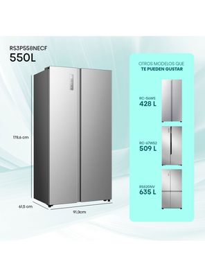 Imagen 2 del producto Refrigerador Side by Side No Frost 531 Litros RS3P558NECF