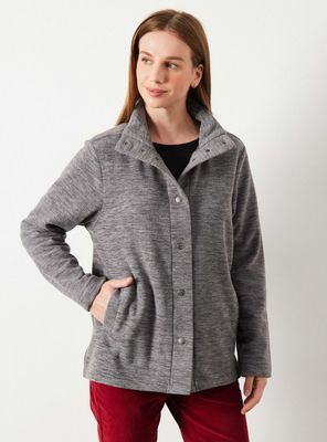 Polar Melange Relaxed Fit Broche