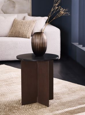 Mesa Lateral Hudson Redonda 50 cm