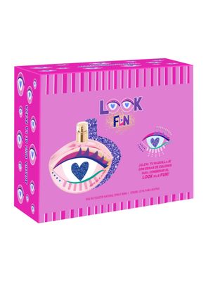 Imagen 2 del producto Set Perfume Look Fun EDT Mujer 80ml + Stickers Rostro