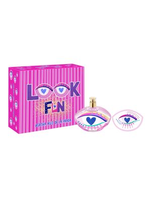 Set Perfume Look Fun EDT Mujer 80ml + Stickers Rostro