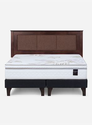 Imagen 2 del producto Cama Europea Art 4 2 Plazas 1.50x2.00 cm Base Dividida + Respaldo Rachel