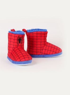 Imagen 2 del producto Pantufla Bota Estampado Telaraña Hombre Araña Niño
