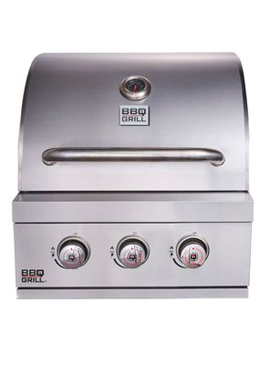 Bbq Grill Parrillas A Gas Nebraska Empotrada 3 Quemadores