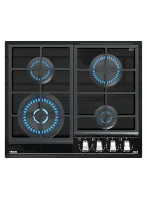 Encimera a Gas Teka Cristalgas 4 Quemadores GZC 64320 XBB