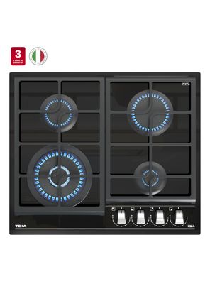 Imagen 2 del producto Encimera a Gas Teka Cristalgas 4 Quemadores GZC 64320 XBB