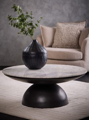 Mesa Centro Midtown Redonda Mármol 100 cm