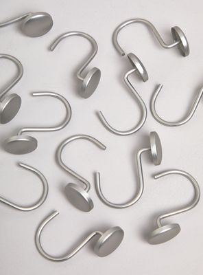 Imagen 2 del producto Set 12 Ganchos Metal Redondo 3x4 cm