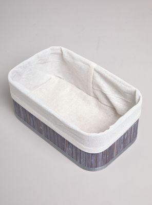 Imagen 2 del producto Canasto Tela Bambu Gris M