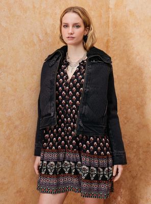 Chaqueta Forrada con Sherpa