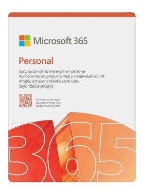 Microsoft 365 Personal 12 Meses 1 Usuario