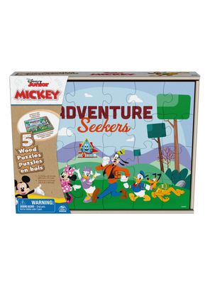 5 Rompecabezas de Madera Mickey