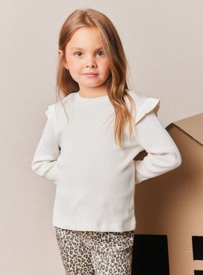 Polera Modelo Rib Lisa Vuelitos