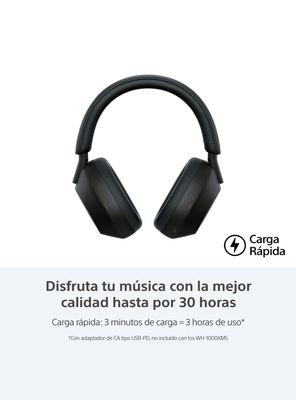 Imagen 2 del producto Audífonos Bluetooth Noise Cancelling WH-1000XM5 Negro