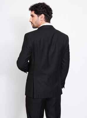 Imagen 2 del producto Traje Recto Slim Fit Lana Poliéster Liso 