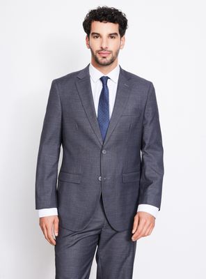 Traje Recto Regular Fit Fantasía Cuadro Ventana