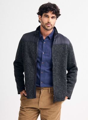 Polar Full Zipper Tela Parka enn Parte Superior