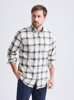 Camisa Franela Cuadros Multicolor
