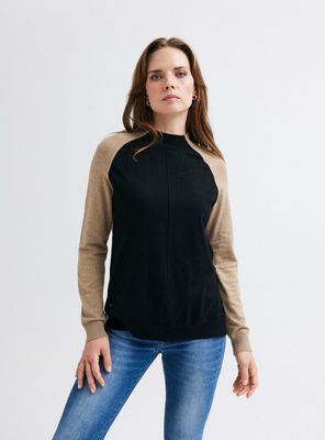 Sweater Mangas en Contraste