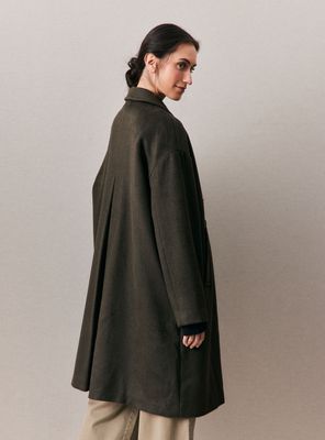 Imagen 2 del producto Abrigo Largo con Lana Color