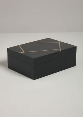 Caja Terra Negro 15x20 cm