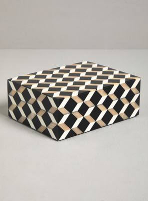 Caja Terra Rombos 15x20 cm.