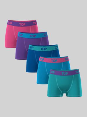 Pack 5 Bóxer Color Niña