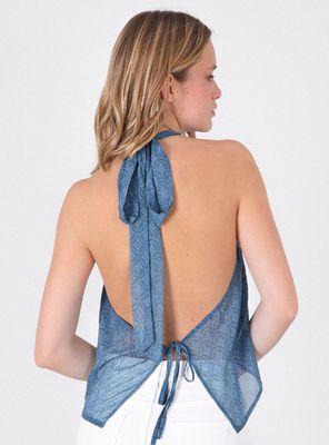 Imagen 2 del producto Top Halter Blue